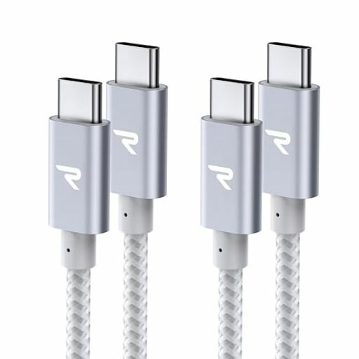 2ܥåȡRAMPOW USB C ֥1M+1M/С PDб 60W®šUSB-C & USB-C ֥ ǡ...