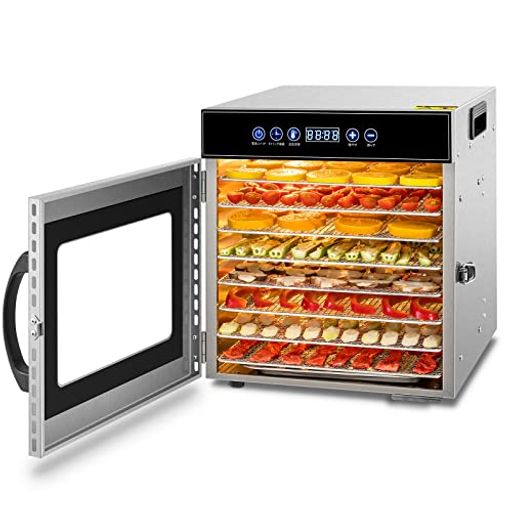 KWASYO 8層 ステンレス鋼 食品乾燥機 500W高効率
