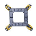 NMD&LRCPU冷却ファンブラケット、デスクトップコンピューターバックルCPUファンブラケット、LGA775/115X/1366/2011ベースに適していますブラック///ホワイト