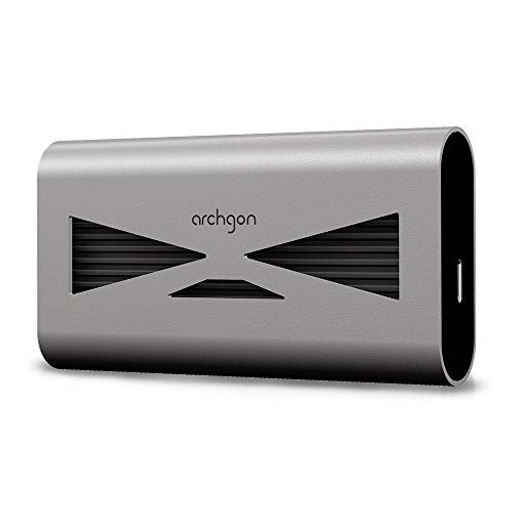 ARCHGON 1TB USB 3.2 OtSSD A~jE➑ M`V[gt |[^u  3D NAND NVME SSD ی[P[Xt WINDOWS/MACΉ ő1040MB/b S93-SILVER (1TB