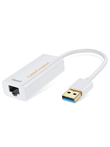 USB ETHERNET A_v^ CABLECREATION USB 3.0 TO RJ45 MKrbgC[TlbgA_v^10/100/1000 MBPS (IC `bvZbgtAX88179)NINTENDO