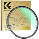 K&FConcept52mmレンズフィルター高透過率極薄撥水防汚AGC日本製光学ガラスレンズ保護用MCUVフィルター(NANO-Dシリーズ)