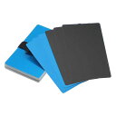 PATIKIL金属名刺0.21mm厚3.4x2.1”30枚アルマイトアルミ空白レーざー彫刻カードマルチ目的の家庭事務所用ケーブルタイ付き黒/ネイビーブルー