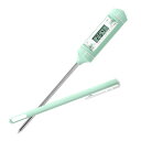 MILASICクッキング温度計デジタル電池付きスティック温度計-50°C~300°C表示切替かわいいおしゃれ自動電源OFF電池式料理用キッチン調理食品用油温揚げ...