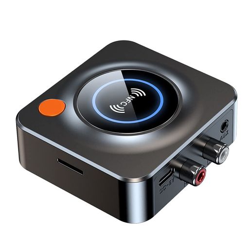 eppfun AK3040R Bluetooth 5.3 オーディオレシーバー、NFC + 3.5mm AUX/RCA/TFカードスロッ ト ブルートゥース 受信機
