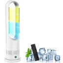 【2025最新進化】扇風機タワーファンファンヒーター【冷暖両用&冷風機羽なし】スリム羽根無し冷風3段階暖風・8段階冷風切り替え100°左右首振り1-9切りタイマーリモコン付き切り忘れ防止…