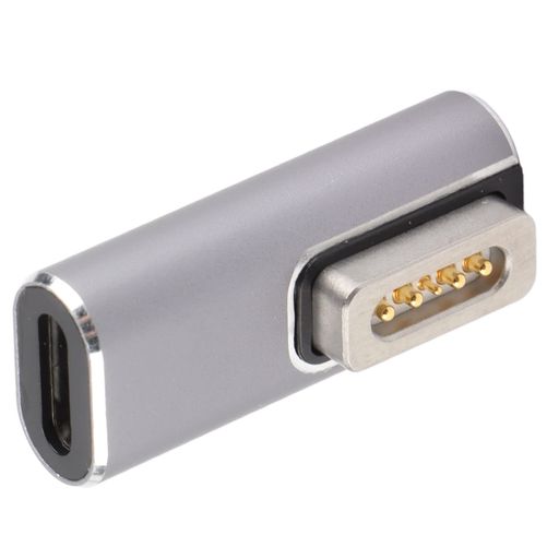 PDアダプタポータブルタイプCメス-Magsafe1アダプタT字型ヘッドPD急速充電アダプタ磁気充電アダプターL-Tip互換変換PD充電器(マグセーフ1)