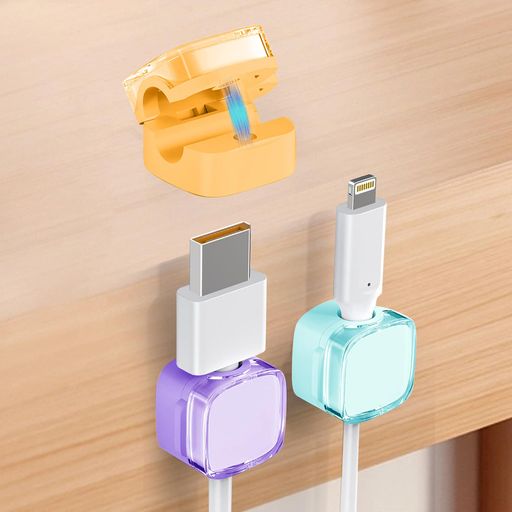 Yosanda新型マグネット式ケーブルホルダー・ケーブルクリップ【強力磁力・高機能】配線まとめコード整..