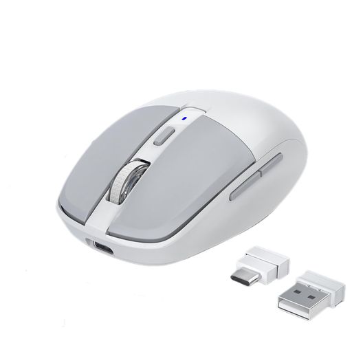 Bluetoothワイヤレスマウス Type-C/USB-Aネクタ付属 3モード接続 静音 小型 充電式...
