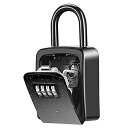 セキュリティキーボックス壁掛け鍵ボックス南京錠ロックポケットダイヤルロック4桁ダイヤル式小物キー収納鍵収納カギ管理カギ収納印鑑収納防水大容量インテリアオシャレ小型暗証番…