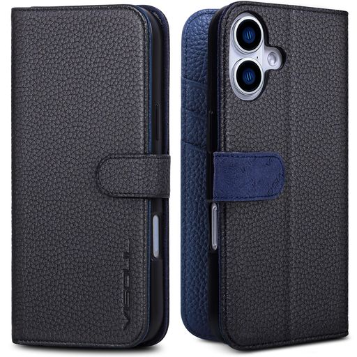VISOULiPhone16対応ケース手帳型本革MagSafe対応ベルド式スマホケースアイフォン16手帳型ケース横置きスタンド機能付き携帯ケースレザーケースカード収納全面保護柔軟なTPU素材アイホン16ネ…