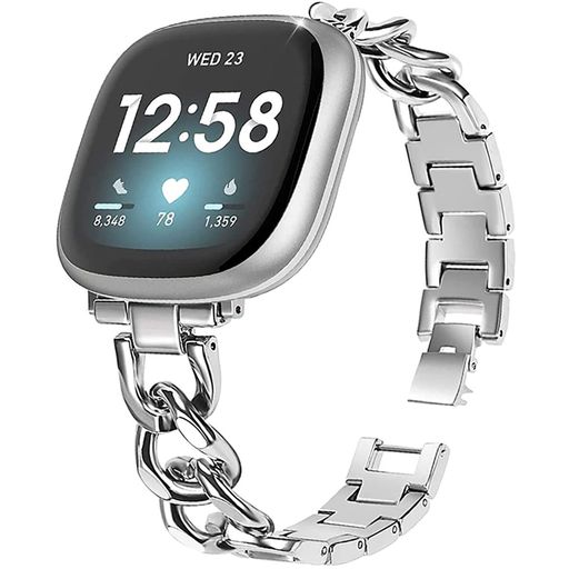 FITBITVERSA4/FITBITVERSA3/FITBITSENSE2/FITBITSENSE対応バンド金属ベルトステンレス製替えベルト工具不要で長さ調節可能交換用バンドレデイーズベルト(A-シルバー) FITBITVERSA4/FITBITVERSA3/FITBITSENSE2/FITBITSENSE対応バンド金属ベルトステンレス製替えベルト工具不要で長さ調節可能交換用バンドレデイーズベルト(A-シルバー)
