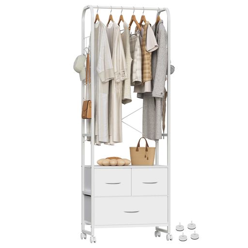 LunarLightハンガーラックチェストタンス隙間収納デッドスペースクローゼット収納棚収納チェストストッ..