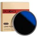 BeschoiNDフィルター67mmND2-400可変式NDフィルターレンズフィルター日本製AGCガラス強解像力濃度調整42層ナノコーティング撥水撥油マルチ耐性アルミニウム合金薄型構造動画撮影に最適