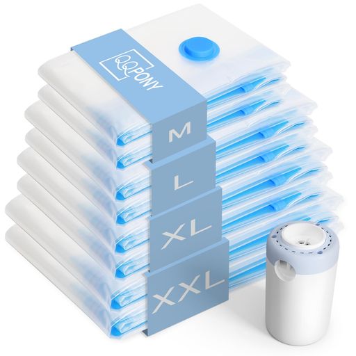 【電動ポンプ付き】圧縮袋収納旅行衣類圧縮袋10枚セット35x50cmx5枚、40x60cmx5枚便利グッズ旅行用圧縮..