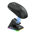 MAMBASNAKE×ATTACK SHARK X6 超軽量ゲーミングマウス 49G PAW3395センサー ワイヤレス マウス 3モード接続 2.4GHZ/BLUETOOTH/TYPE-C 6レベルDPI切替 26000DPI 200時間連続使用可能(2)