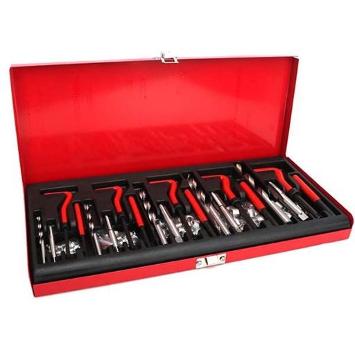 Wellvieclassyネジ穴修正キットリコイルヘリサートキット131点セットM5M6M8M10M12ネジ山再生修復ツール..