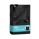 BEGRIT日よけシェード遮光率90%遮光ネット1.8X3M日除けネットUV90%カットでオーニング日よけシェード園芸ベランダ植物日よけネットブラック用ベランダテラス駐車場カーポート