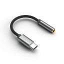 KZ AM01 USB C - 3.5MMオーディオアダプター 32BIT/384KHZ DAC + ICアンプ デュアルチップ オス-メス ナイロンコード IPHONE 15 PRO SAMSUNG GALAXY S23 ULTRA 5G S21(2)