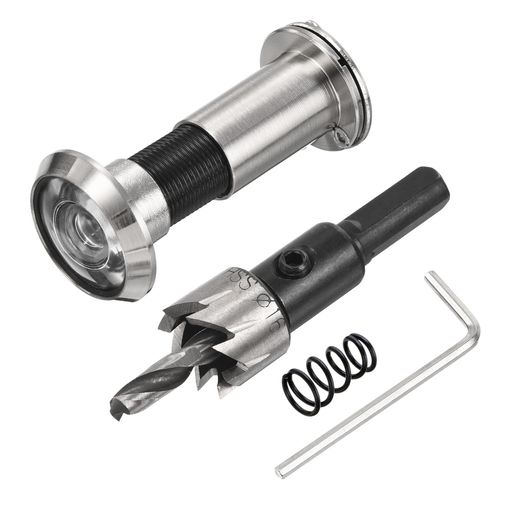 PATIKIL5/8”ドアビューアーピープホール亜鉛合金プライバシードアビューアープライバシーカバー付き180..