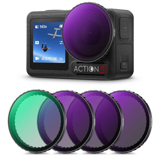K&FConceptOsmoAction5Pro/4/3ѥե륿å(PL+ND8+ND16+ND32)NDե륿ե륿C...