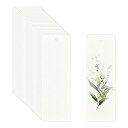 水彩紙カードサイズ水彩画用紙ポストカード中目300gsm50枚入り水彩紙長方形5x15cmブックマーク紙無地サンキューカード、招待状、グリーティングカード、水彩...