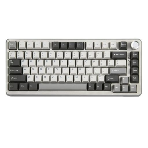 YUNZIIB75PRO75%ガスケットゲーミングキーボード無線メカニカルキーボードBT/2.4G/有線ワイヤレスホットスワップ搭載RGBノブ付きカスタムキーボードMac/Win用技適認証取得(グレー YUNZIIB75PRO75%ガスケットゲーミングキーボード無線メカニカルキーボードBT/2.4G/有線ワイヤレスホットスワップ搭載RGBノブ付きカスタムキーボードMac/Win用技適認証取得(グレー
