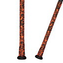 Supacaz–SuperStickyKush–BaseballBatGrip–SplatNeonOrange1.1mm
