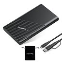 FANXIANGSSD外付け1TB【PS4/PS5動作確認済】USBTYPE-C【最大読込2050MB/S】小型ポータブルSSDMAC対応防滴防塵耐衝撃アルミ筐体5年保証PS2000W