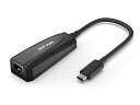 WAVLINK有線LANアダプターTypeCtoRJ45ギガビットポートイーサネットアダプターRJ45ギガビットイーサネット10/100/1000MbpsUSB-CtoLAN変換アダプター高速伝送、ドライバー不要.【Windows