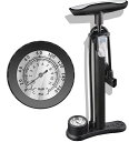 自転車 空気入れ 仏式/英式/米式バルブ対応【160PSI/11BAR】 くうきいれ 自転車 足踏み式 携帯ポンプ ロードバイク くうき空気入れ 空気入れ コン...