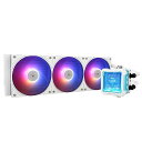 THERMALRIGHTFWPRO360ARGBホワイトCPUAIOクーラー、320*320解像度のIPS液晶画面、AM5&INTEL1700/1851用、高性能360スペック水冷2.73インチリムーバブルディスプレイ