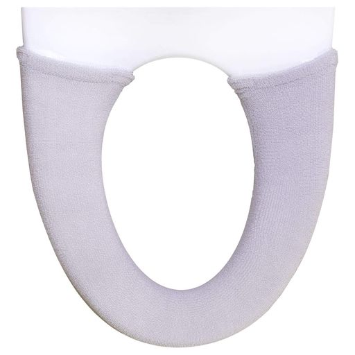 オカ(OKA)うちねこトイレ便座カバー洗浄暖房型専用タイプグレー(温水洗浄厚手かわいいおしゃれ猫)