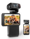 5K 30FPS ULTRA HD ビデオカメラ 1/2.5 インチ CMOS センサー、3.5 インチ IPS タッチスクリーン付き VLOGGING カメラ、フィルムカメラ 3250 MAH バッテリー、WIFI 接続、10 倍デジタルズーム(2)