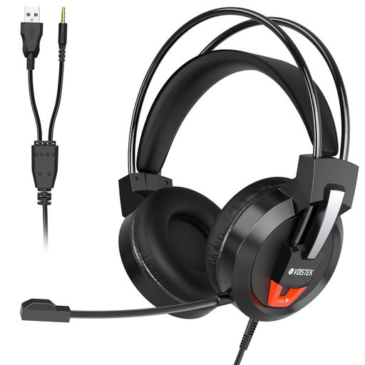 V9ゲーミングヘッドセット50mmドライバーゲーミングヘッドフォン3.5mmジャックノイズキャンセリングマイク搭載オーディオコントロール可能PC/PS4/PS5対応音量調整・ヘッドバンド調整可能(… V9ゲーミングヘッドセット50mmドライバーゲーミングヘッドフォン3.5mmジャックノイズキャンセリングマイク搭載オーディオコントロール可能PC/PS4/PS5対応音量調整・ヘッドバンド調整可能(…