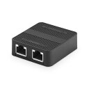 BINARDAT 3ポート ギガビットイーサネットスイッチ 1-2ギガビットネットワークスプリッター TYPE-C電源 ミニサイズ プラグアンドプレイ(2)