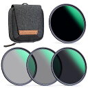 K&FConcept95mmNDフィルターセットND4+ND8+ND64+ND1000AGC光学ガラスHD超解像力低反射率28層ナノコーティング超薄撥水防汚キズ...