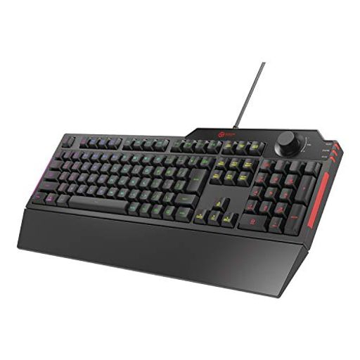 エレコム ゲーミングキーボード 有線 TK-G02UMBK 着脱式リストレスト付 ボリュームダイヤル メンブレン フルキー ブラック