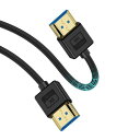 POYICCOT 柔らかい HDMI ケーブル 0.3M 、 極薄 HDMI ケーブル 短い 8K、HDMI 2.1 規格 8K@60HZ 4K@120HZ/144HZ HDMI ケーブル 2.1 超高速 UHD 48GBPS HDMI 変換ケーブル(2)