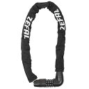 ゼファール(Zefal)自転車用ダイアル式チェーンロックK-TRAZM12CODEブラック80cm4918