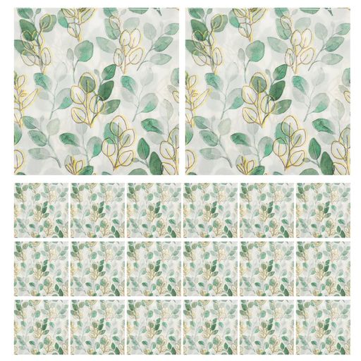 iplusmile60枚ディナーナプキンペーパーナプキン北欧葉っぱパーティーペーパーナプキンクリスマスプリ..