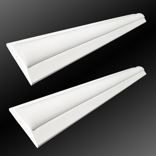 YC逆富士型蛍光灯LEDベースライト器具一体形高輝度8500lm50W消費電力従来天井直付40形x2灯相当LED一体..