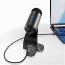 【技術改良】USBPCマイク高感度スタンドMICROPHONE無(全)指向性パソコンマイクリマインダーライトィングワンタッチミュートプラグ&プレイ360̊全方向集音ゲーミングゲーマー向け小型超コン…(2)
