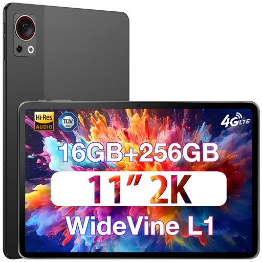 DOOGEET30Sアンドロイドタブレット11インチAndroidタブレットアンドロイド16GB+256GB+1TB拡張、Widevin..