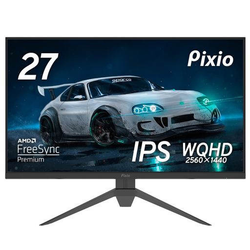 PIXIO PX274 PRIME ゲーミングモニター 27インチ WQHD IPS 75HZ 1MS 2年保証