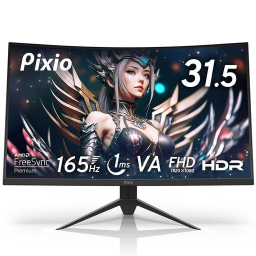 PIXIO PXC325 p Q[~Oj^[ 31.5C` FHD VA 165HZ 1MS 2Nۏ