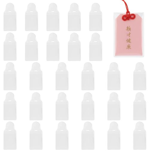Interior Design - お守りケース30個セット6.4x7.6cm濃厚PVC素材防水防塵防汚お守り袋お守りとして使われる