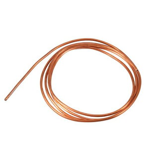 冷却チューブ 内径3MM なまし銅管 銅 コイルチューブ 4MM外径 導電性 熱伝導性 延性 厚さ0.5MM 2M長さ