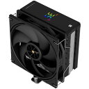 THERMALRIGHTASSASSINX120RDIGITALBLACKクCPUエアクーラー、2000RPM速度、4ヒートパイプ、12CM静音PWMファンCPUクーラー、デジタルスクリーントップ