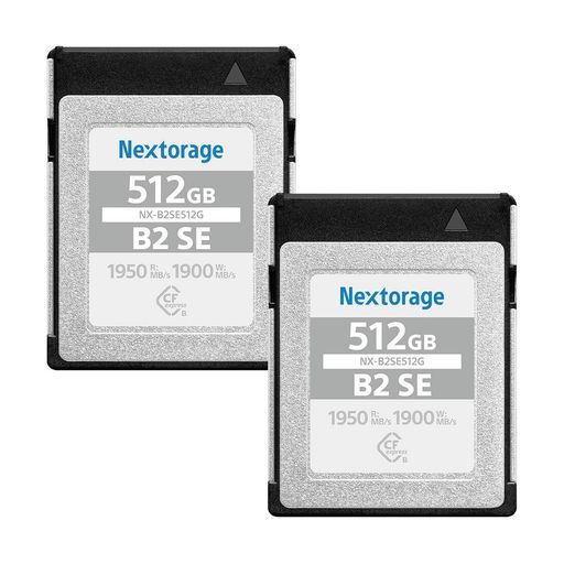 NEXTORAGE ͥȥ졼 ᡼ 512GB 2ѥå CFEXPRESS TYPE B ꡼ ɤ߽Ф®1950MB/S 񤭹®1900MB/S ᡼5ǯݾ 2P-B2SE512G